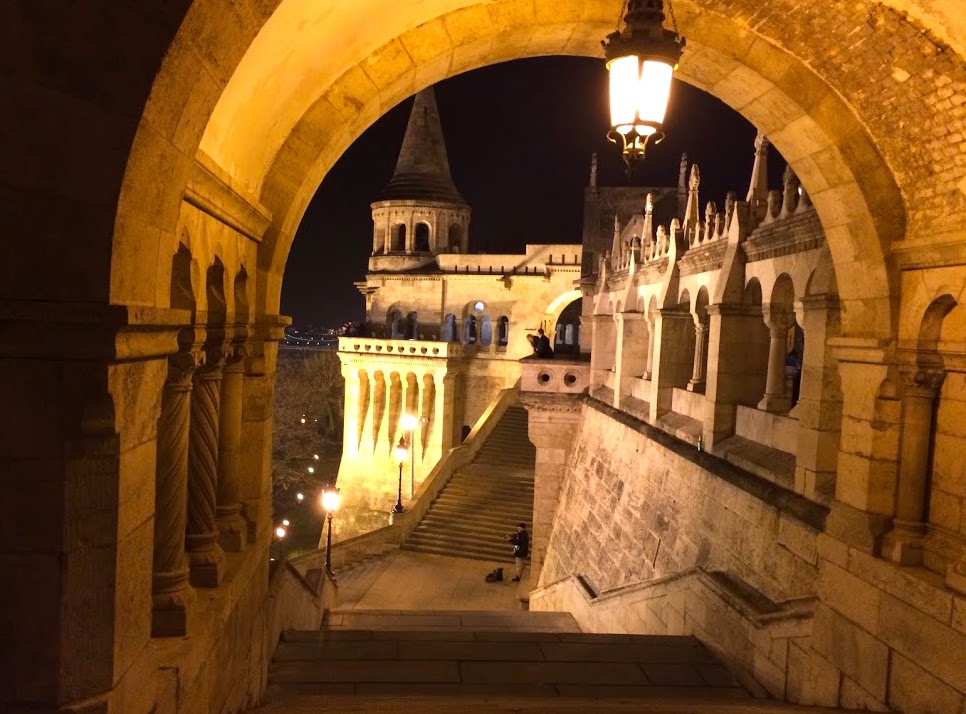 Budapeszt nocą.