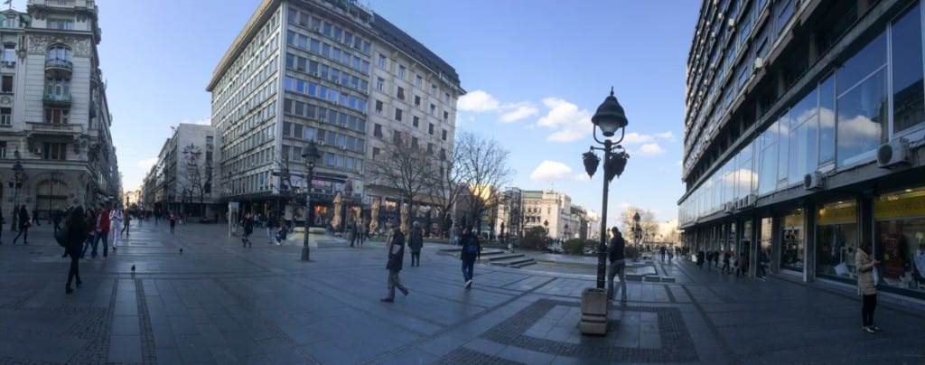 Belgrad – deptak Kniazia Michała.