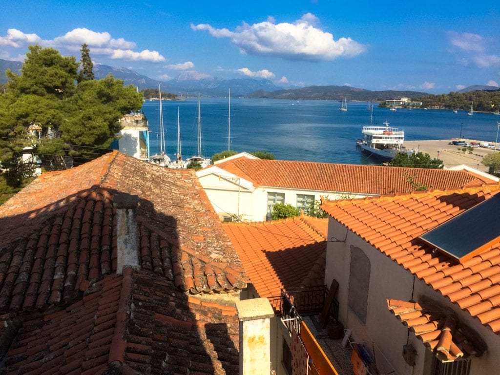 Widok z okna hotelu Demetria