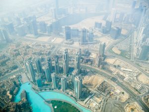 dubaj widok burj khalifa