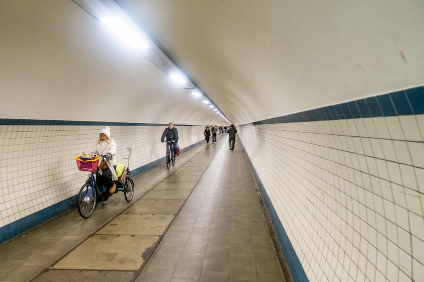 Tunel św. Anny, Antwerpia