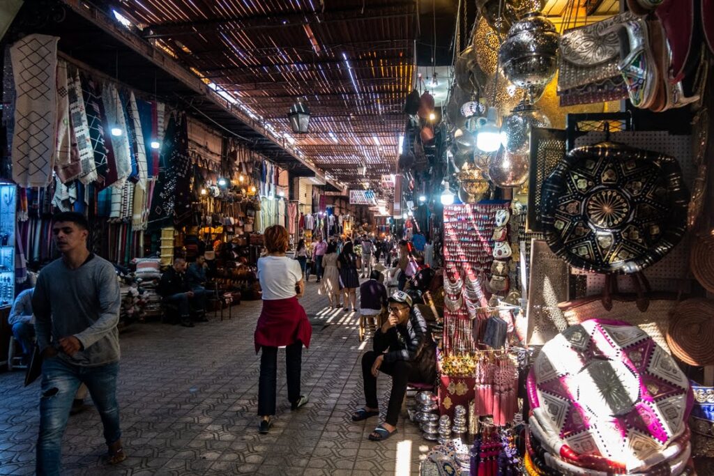 Bazarek w Marrakeszu