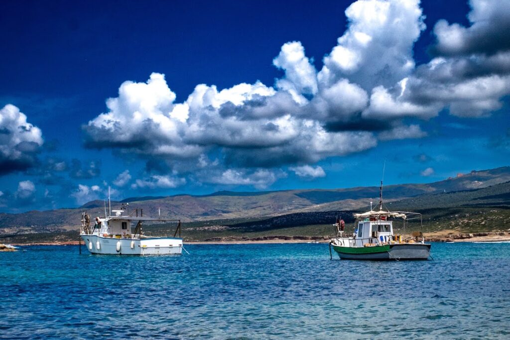 Nieopodal Pafos, przy morskim wybrzeżu.