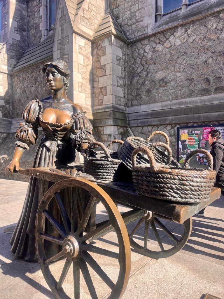 moly malone statue dublin